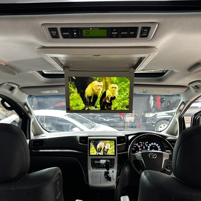 Aksesoris Mobil Tv Roof / Plafon Alphard Vellfire Anh20 , Anh10 , Universal 13