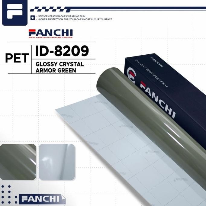 

TERBARU 152CM STICKER FANCHI ID-8209 SG-212 SUPER GLOSSY CRYSTAL ARMOR GREEN PET 152CM PERMETER