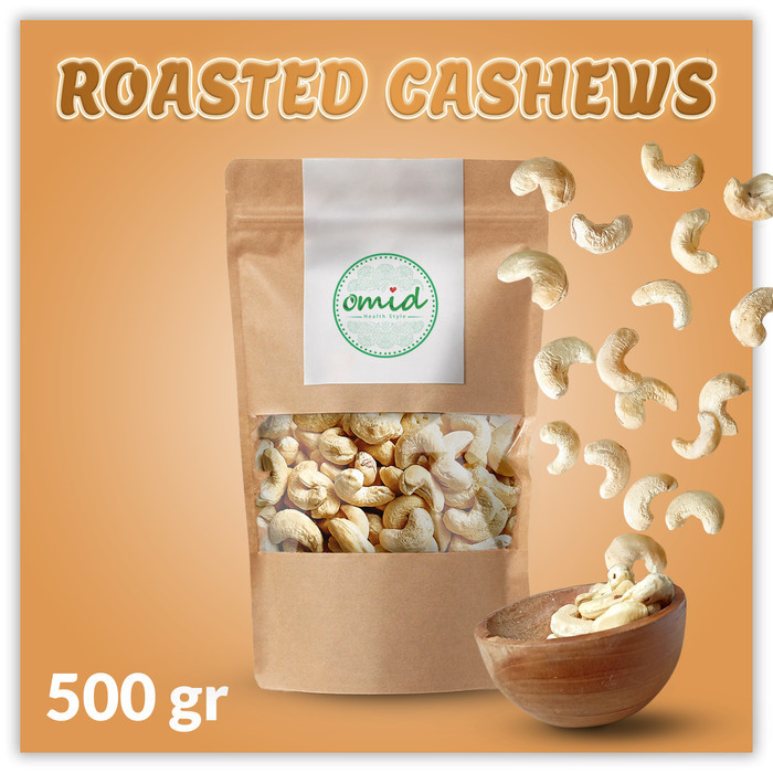 

Ready Roasted Cashew Super (Kacang Mede / Mete Kupas Super - Panggang) 500Gr