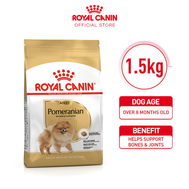 Royal Canin Pomeranian Adult (1.5kg) Dry Makanan Anjing Dewasa - Breed Health Nutrition