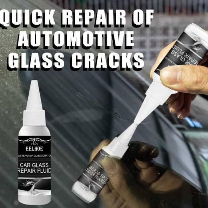 Ready Pembersih Kaca Mobil Resin Reparasi Baret Retak Lecet Lem Cairan Kaca