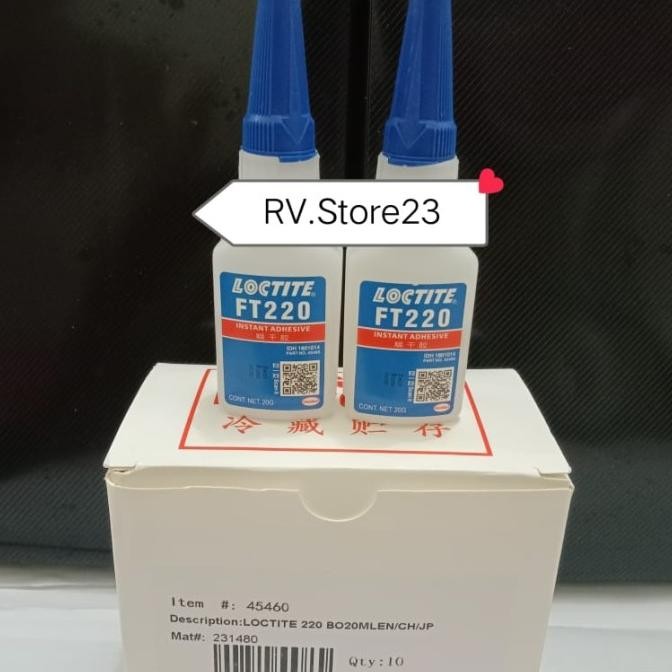 Ready LEM LOCTITE FT220 Lem Super Kuat Instan 20gr ( ORIGINAL )