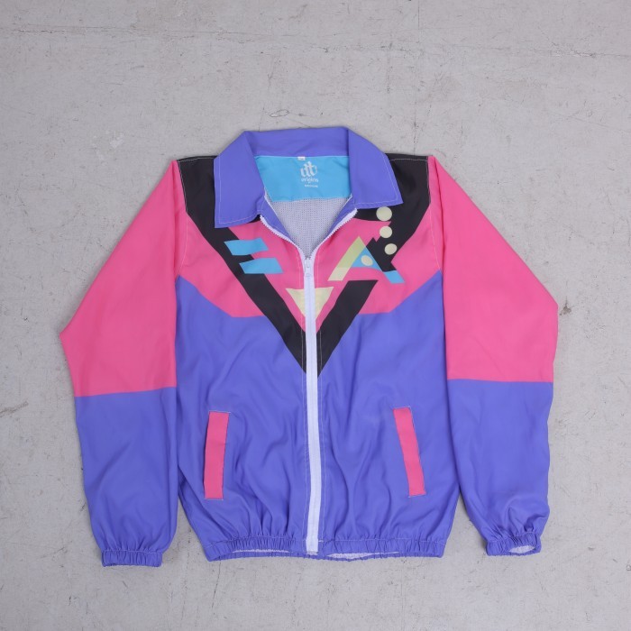 TERLARIS Jaket vintage PRISMA 80/90s pria wanita - S