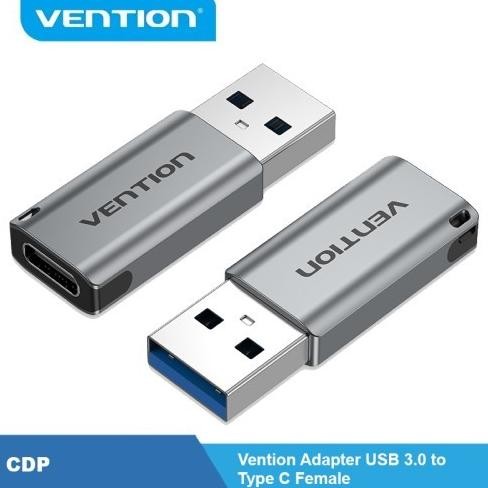 

Diskon! Vention Adapter USB 3.0 to Type C Connector USB Male Type-C Female CDP