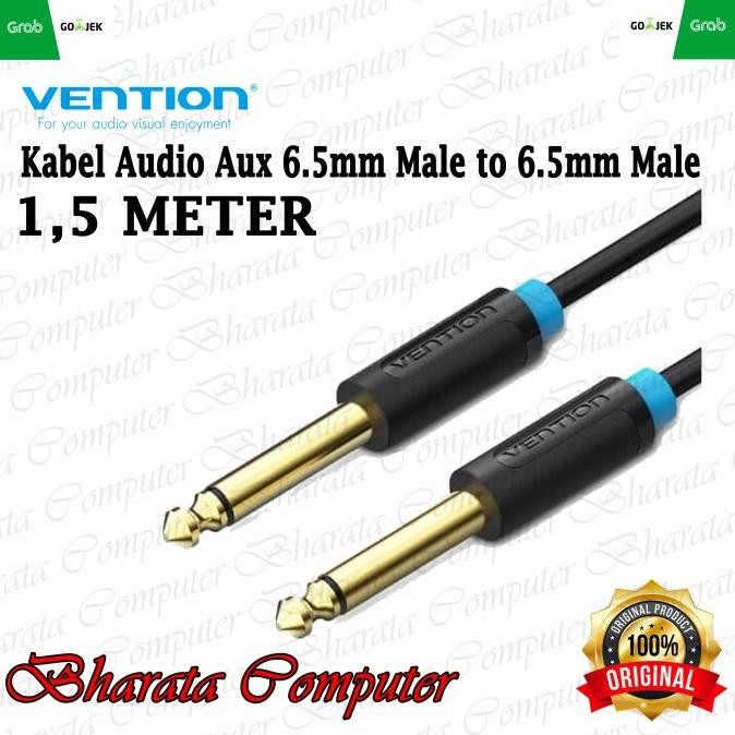 

Diskon! Vention 1,5 METER Kabel Audio Aux 6.5mm Male to 6.5mm Male ORIGINAL