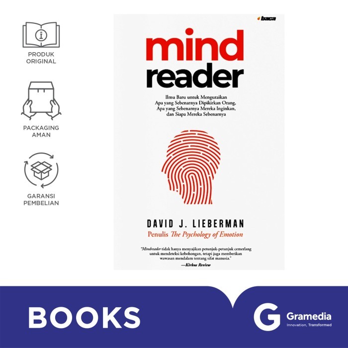 

Buku Mind Reader (David J. Lieberman)