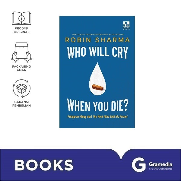 

Gramedia Buku WHO WILL CRY WHEN YOU DIE