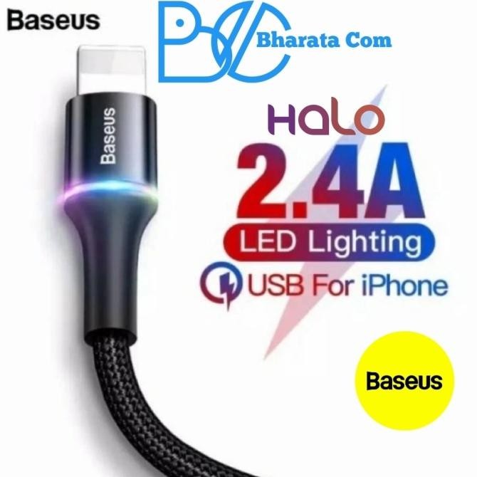 

Diskon! KABEL DATA LED BASEUS HALO FAST CHARGING IPHONE 100CM