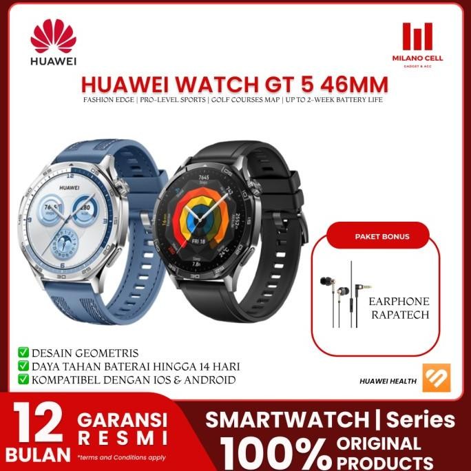 

Terlaris Huawei Watch Gt 5 Series Smartwatch | Fashion Edge | Pro-Level Sports | Golf Courses Map | Up To 2-Week Battery Life Garansi Resmi Ready Stok