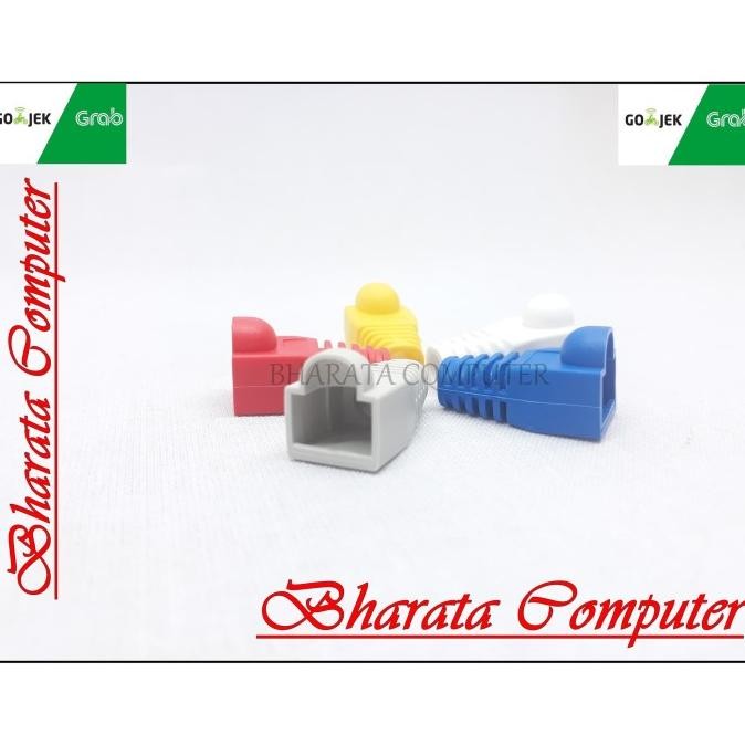 

Diskon! Karet Konektor UTP RJ45 CAT5E/Plug Boot/Cover Jacket/Pelindung RJ45