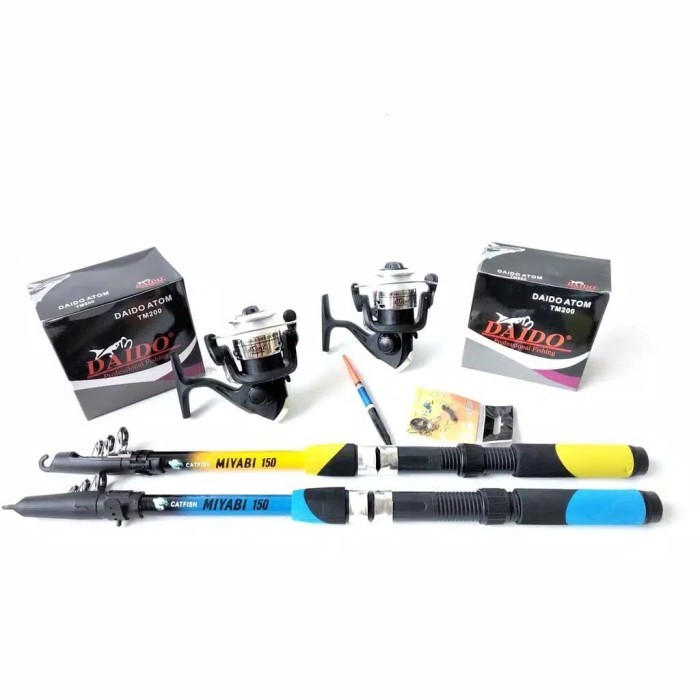 TERMURAH 2 SET ALAT PANCING DAIDO TERMURAH DENGAN JORAN ANTENA 150 JAPAN