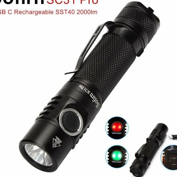 Sofirn Sc31 Pro Senter Led Lunus Sst40 Sst-40 2000 Lumens Usb C