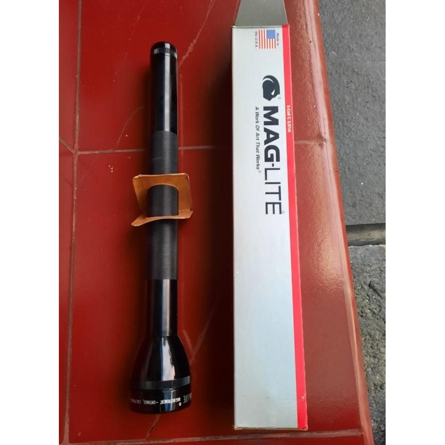 Senter Led Flashlight Torchlight Led Maglite 5-Cell C S5C015 Hitam