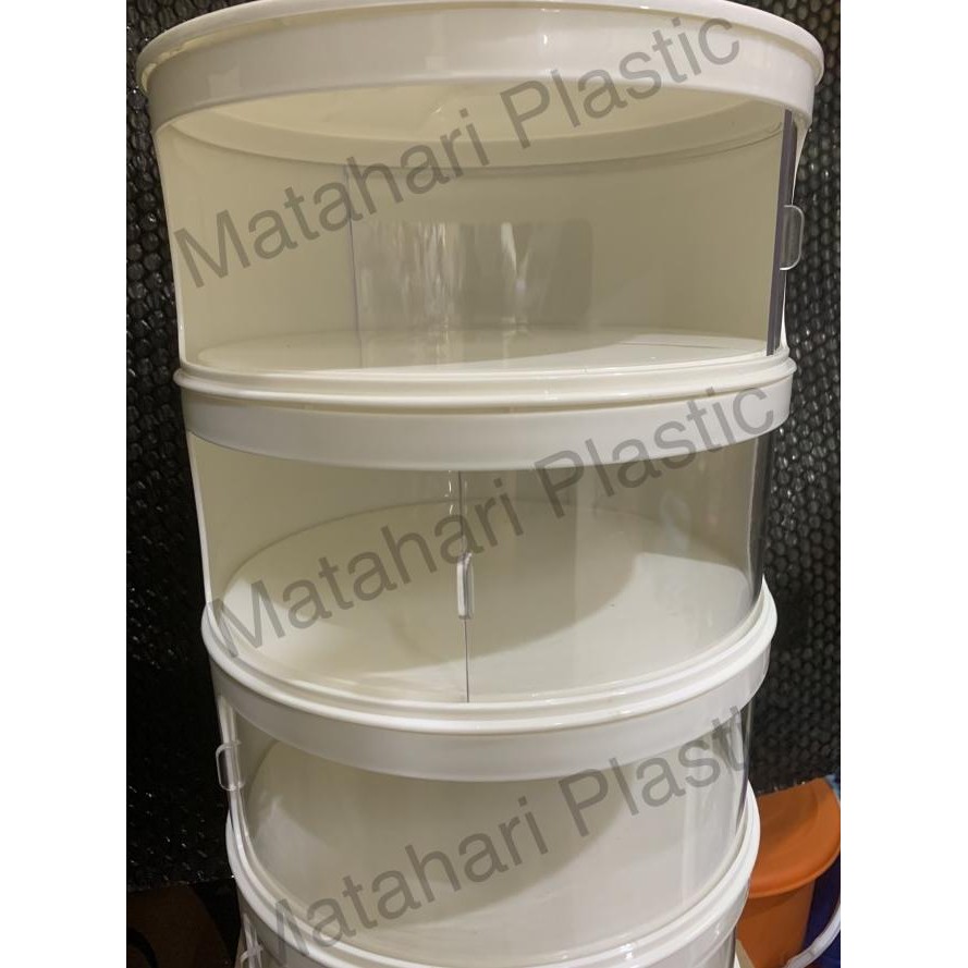 Rak / Display Tempat Sayur Makanan Buah Susun 4 Redhouse (24,5 X 45Cm)