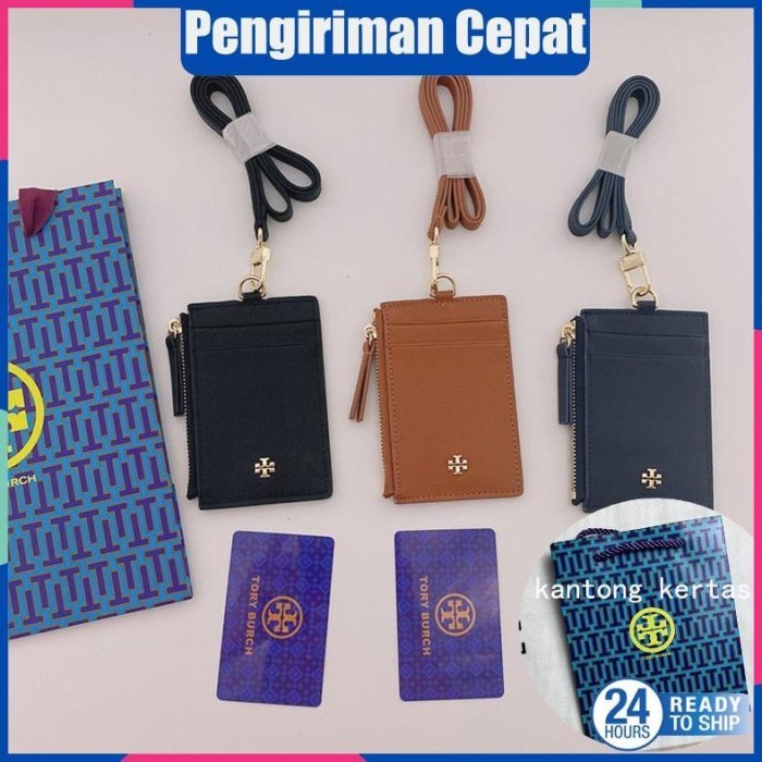 

Tory burch lanyard/ Kartu kerja/pemegang kartu id /DIY klasik /original/name tag holder