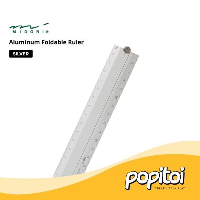 

MIDORI Aluminum Foldable Ruler 15-30 cm Penggaris Lipat Aluminium