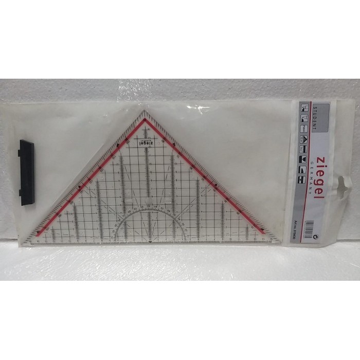 

Penggaris Segitiga Pegangan Ziegel 819430 30cm