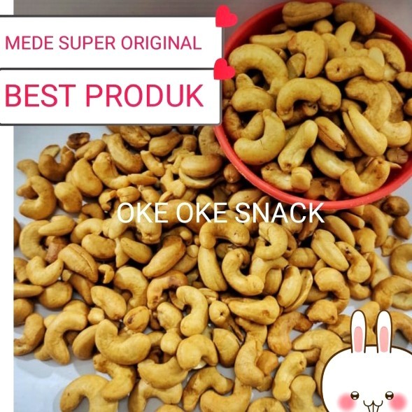 

TERBAIK Kacang Mede Super Original Panggang / Roasted Cashew 500 Gram