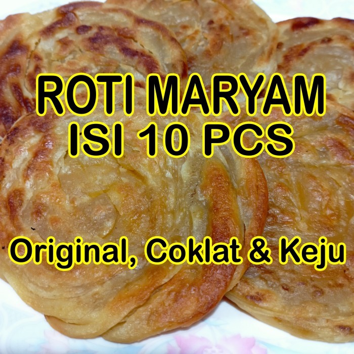 

PRODUK TERBATAS Roti Maryam Frozen Cane Canai Mariam Kenyang Prata Beku Bukan Syabab