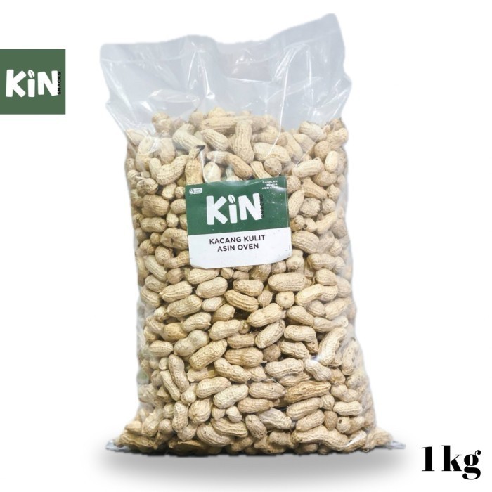 

BERGARANSI Kacang Kulit Asin Oven Premium 1 Kg / Camilan Snack / Kacang Pilihan