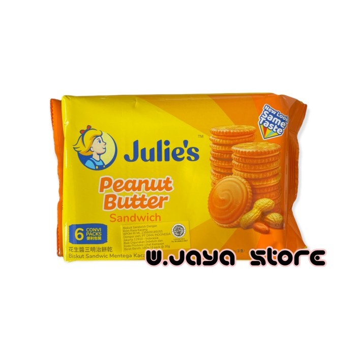 

LIMITED EDITION Julies Peanut Butter/ Julie's Peanut Butter/ Biskuit Kacang 180g