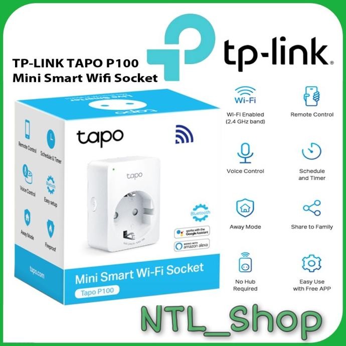 TERBARU - TP-LINK TAPO P100 Mini Smart Wifi Socket/TPLINK TAPO P100