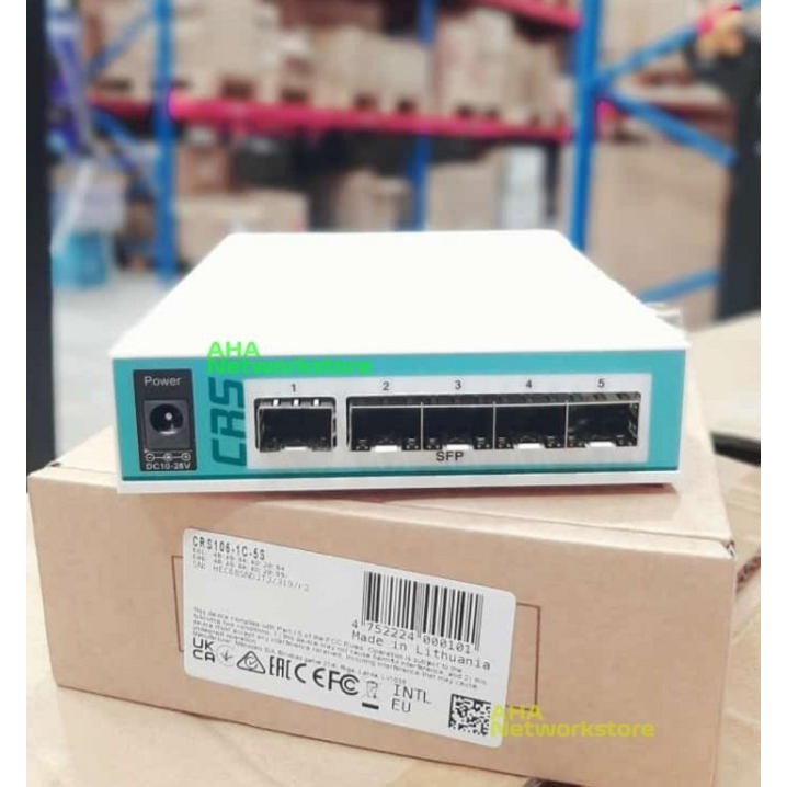 TERMURAH - CRS106 1C 5S Mikrotik CRS106 1C 5S Mikrotik CRS106-1C-5S