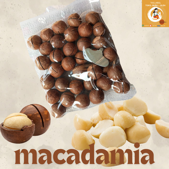 

OBRAL Kacang Macadamia Nut Roasted Panggang Premium Cemilan Makanan Sehat