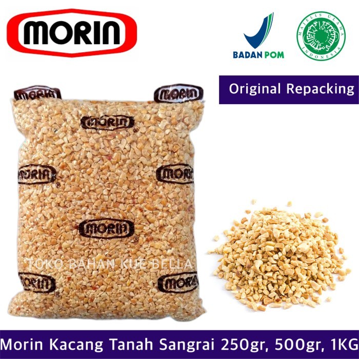 

SPECIAL MORIN Kacang Sangrai 250gr, 500gr (REPACK) Topping Kacang Tanah