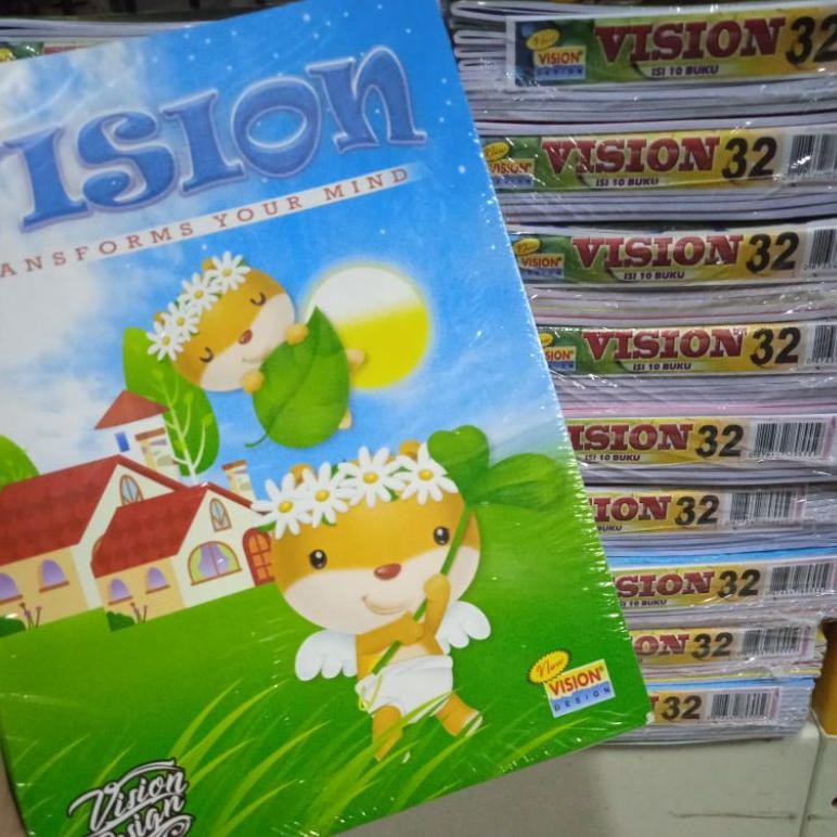 

New Arrival Buku Tulis Vision 32 Lembar (Isi 10 Buku)