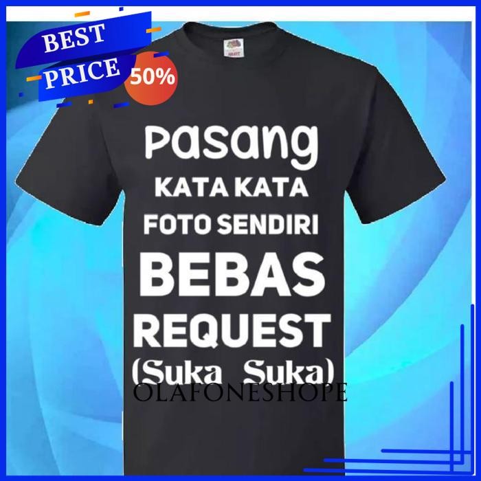 KAOS CUSTOM SABLON CUSTOM KAOS SABLON DTF SATUAN DESAIN SENDIRI BIKIN KAOS PARTAI KOMUNITAS COUPLE P