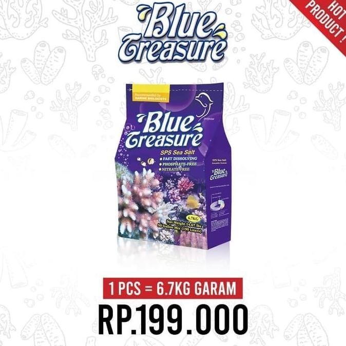 

BLUE- BLUE TREASURE SPS SEA SALT 6.7KG GARAM ASW MARINE REEF LAUT