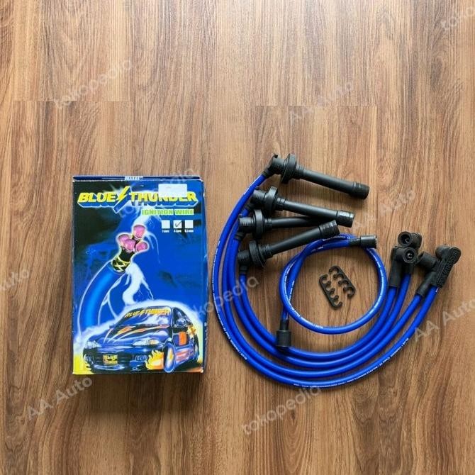 

BLUE- KABEL BUSI HONDA CRV GEN 1 BLUE THUNDER 4 CORE ORIGINAL