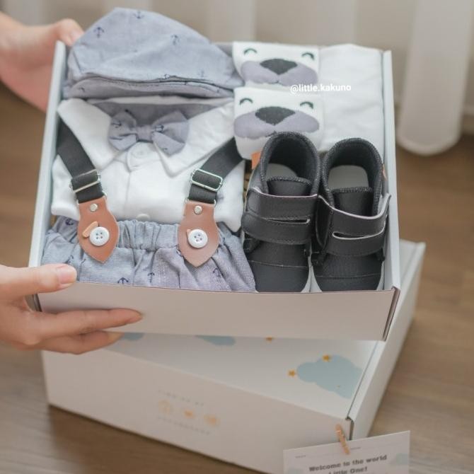 

Party set baby gift suspender set hampers bayi boy anak laki-laki PUNK