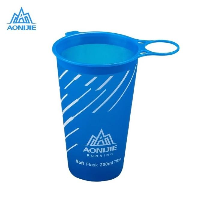

BLUE- AONIJIE SD22 FOLDING SOFT WATER CUP 220ML - GELAS LARI MARATHON - BLUE