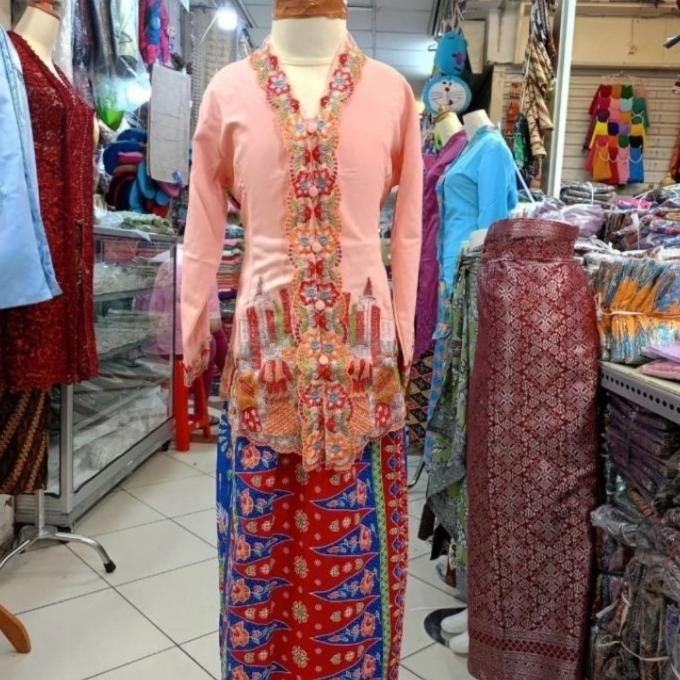 setelan kebaya encim ondel betawi anak perempuan/seragam sekolah HAR