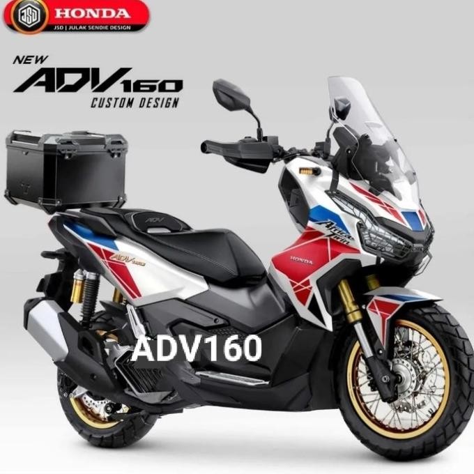 

BLUE- STRIPING CUTTING STICKER HONDA ADV 160 RED BLUE