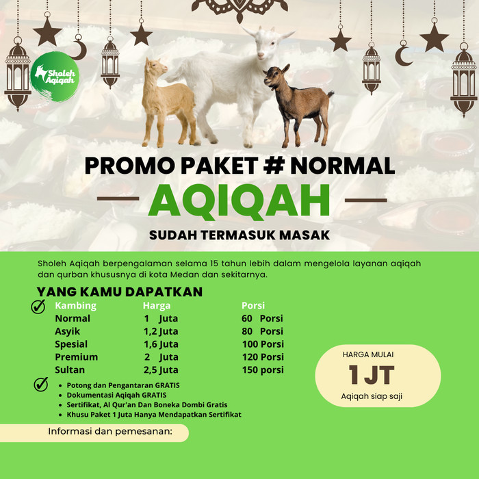 

Jual Kambing Murah Di Medan - Paket Aqiqah Terlaris 100 % Original