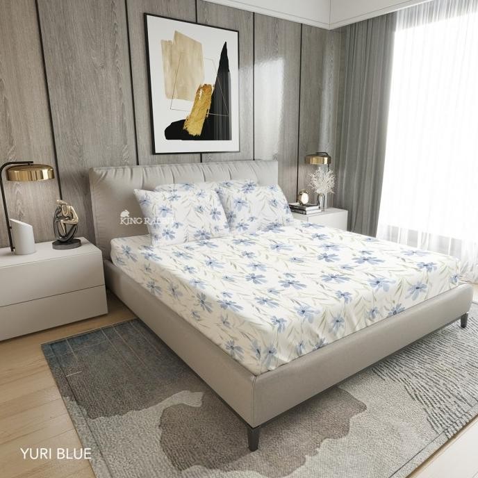 

BLUE- KING RABBIT ORGANIC BAMBOO COLLAGEN SET SPREI MOTIF YURI BLUE