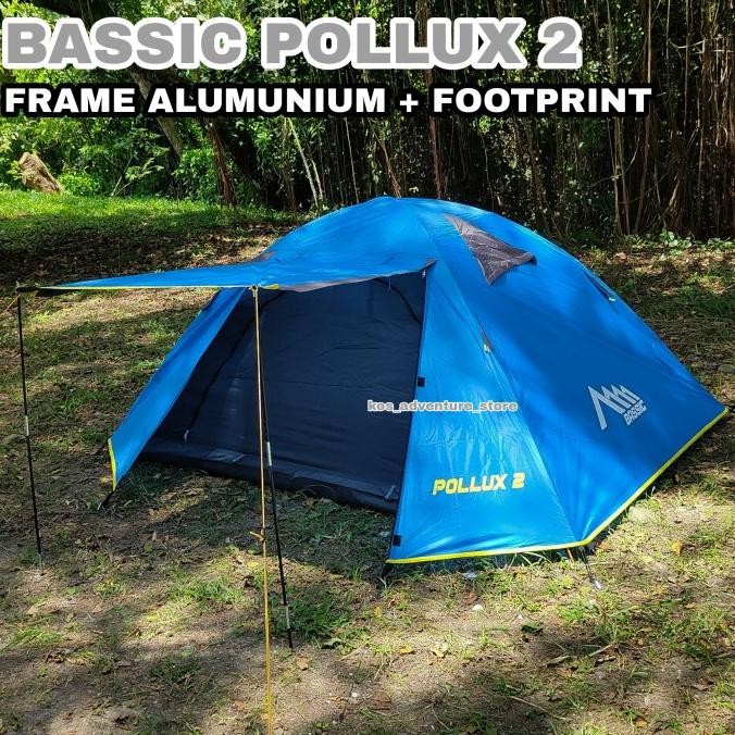 TERMURAH - Tenda Bassic Pollux Ultralight 2p Alloy - Tenda Pollux 2p ultralight