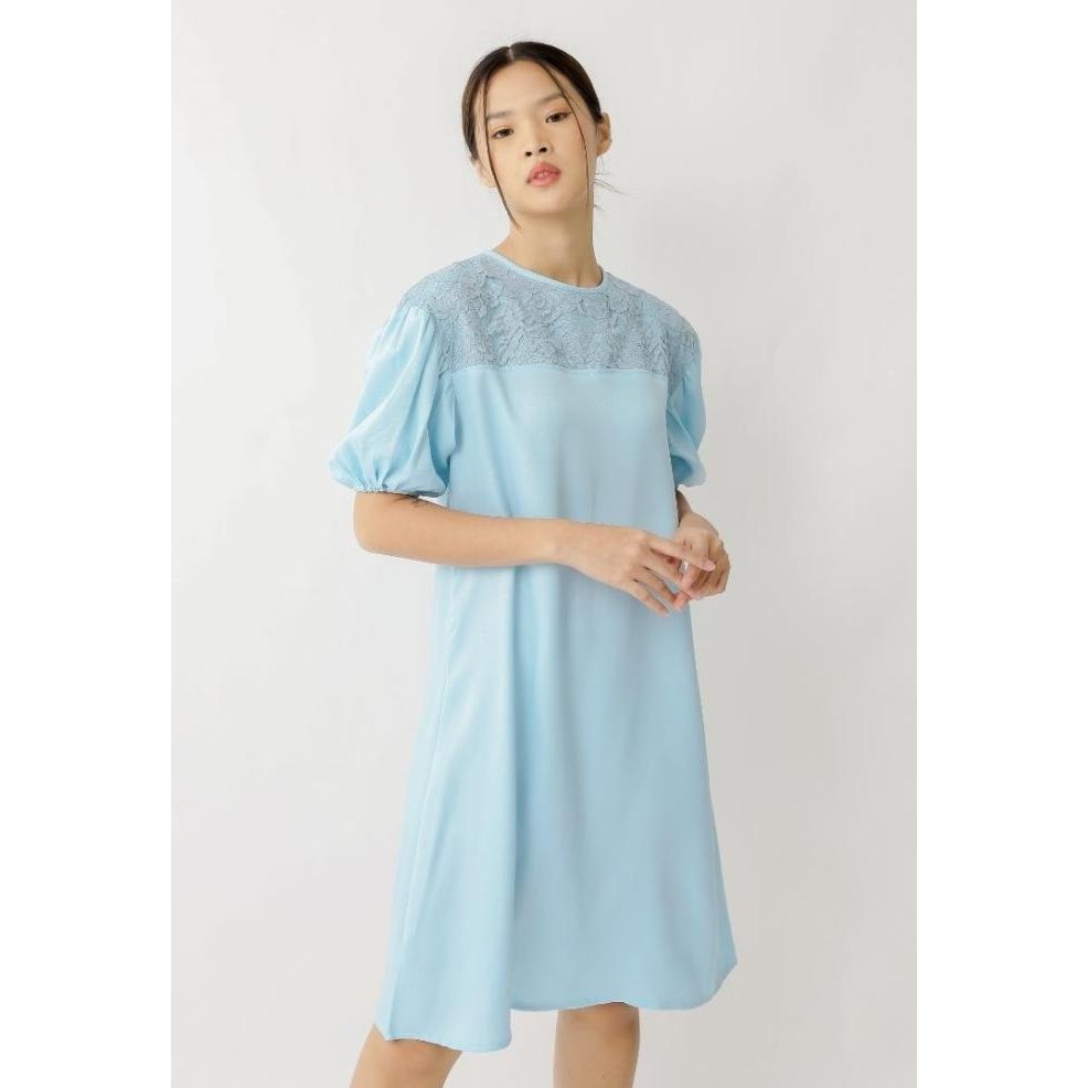 

BLUE- MILLE FLEUR EDINA DRESS LIGHT BLUE