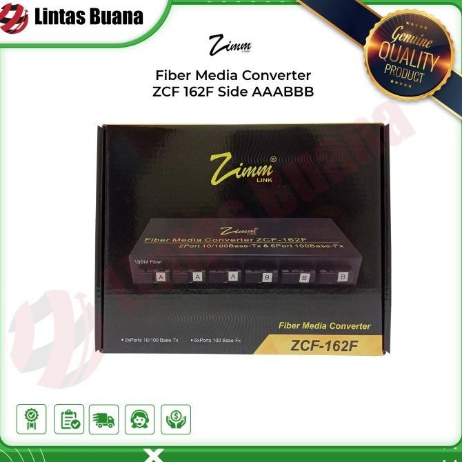 Media Converter Zimmlink ZCF-162F 6 Port FO 2 Port LAN