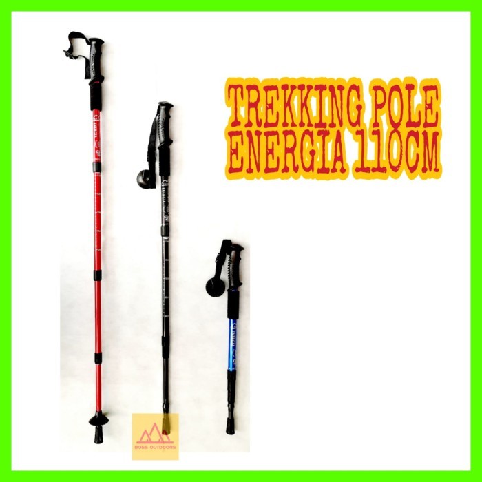 TERLARIS TREKKING POLE CAMPING HIKING ENERGIA Treking Pole Energia Tongkat Pendaki Gunung Camping - 