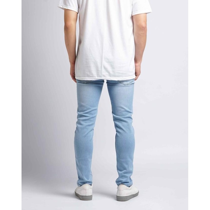 

BLUE- TONYJACK - DENIM PANTS LIGHT BLUE - SLIM FIT PRIA STRECTH