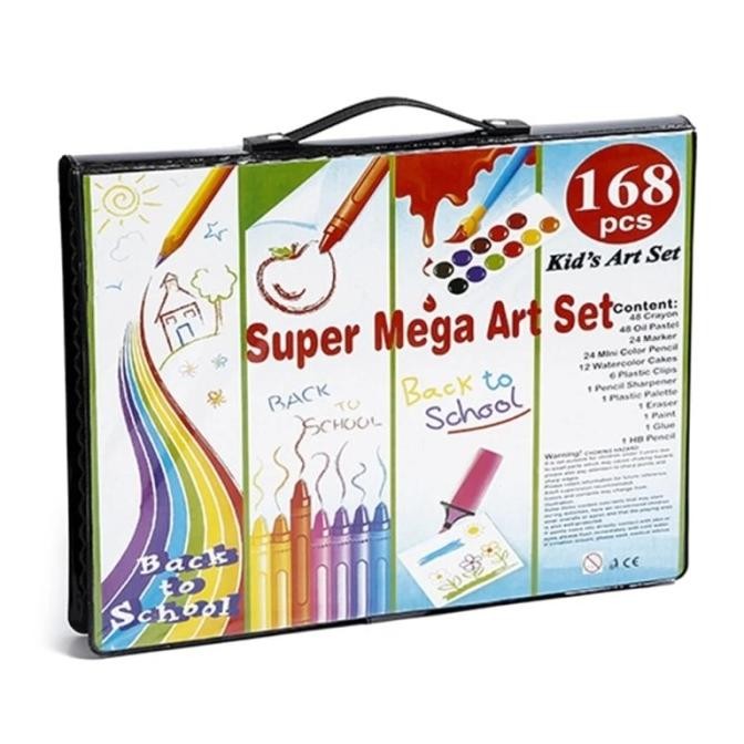 

Art Gifts Box Art And Crafts With Pencils, Watercolor Pens Art Asli