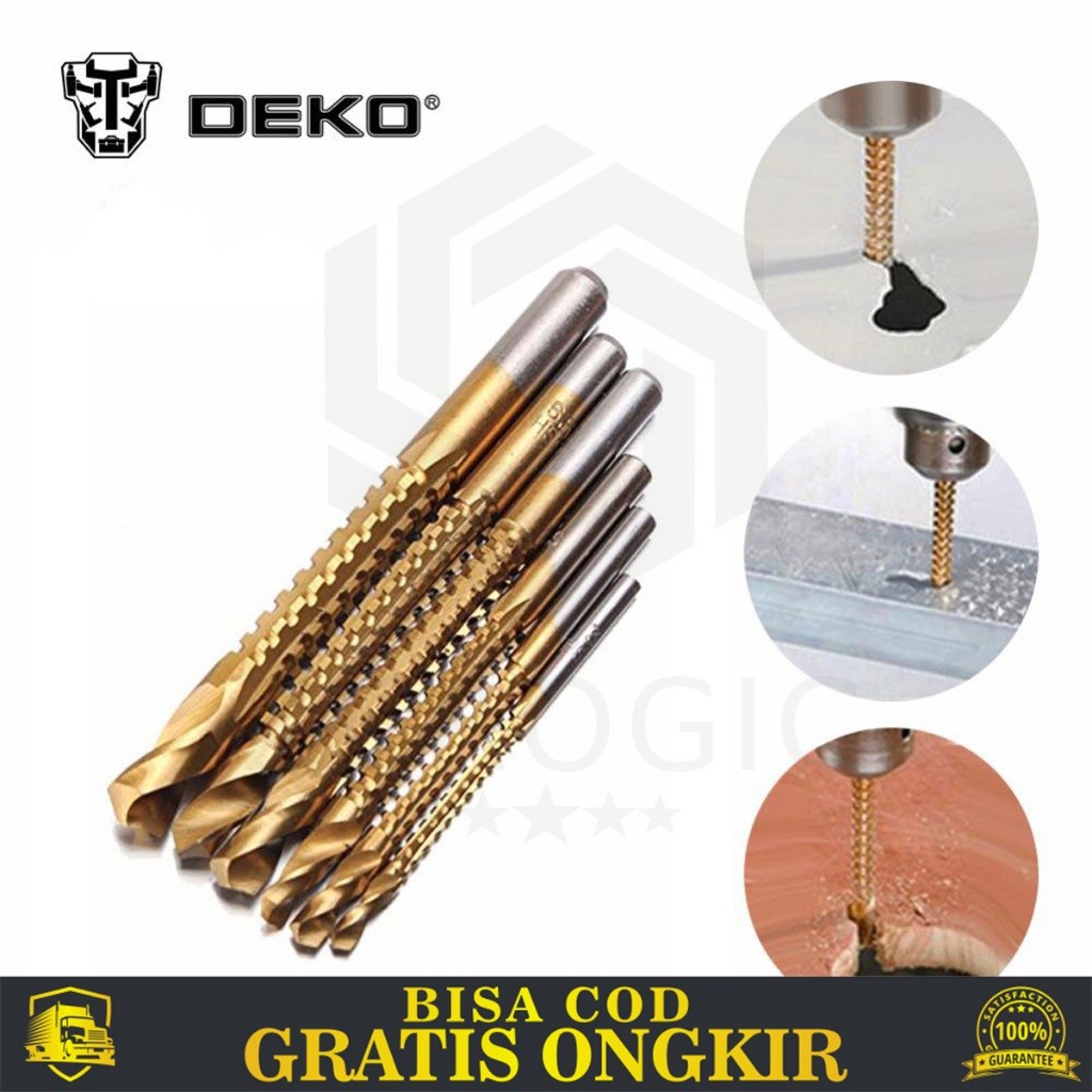 MATA BOR PANJANG KAYU BESI BAJA DRILL STEEL 3-8MM BITS TEMBOK PLASTIK