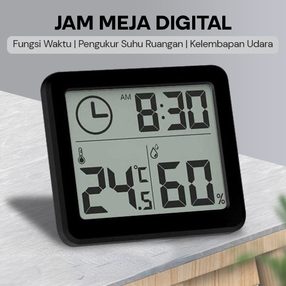 

- JGD Jam Digital Meja Dinding Thermometer Hygrometer Sensor - ZL20 -
