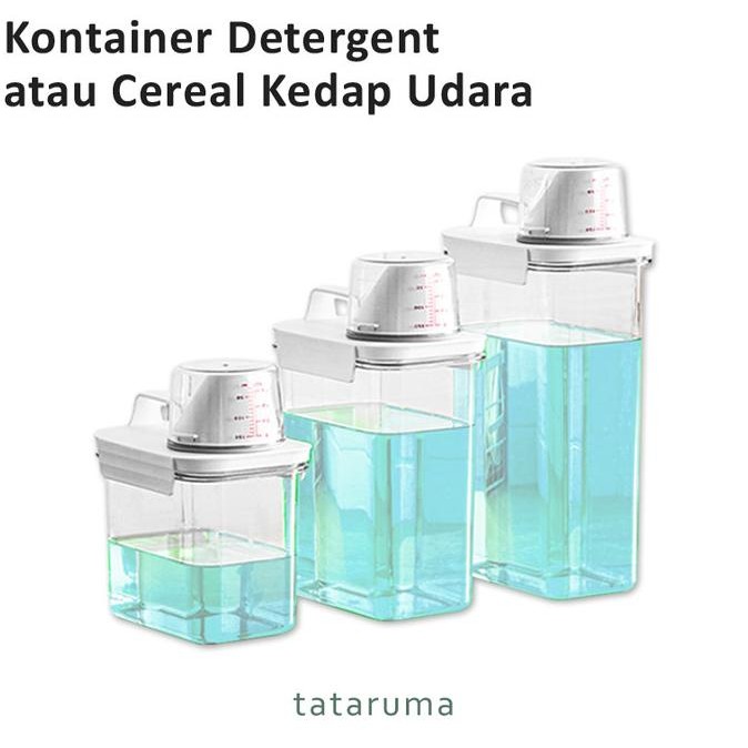 

aruma bundling - kontainer detergen/cereal/pet food kedap udara termurah