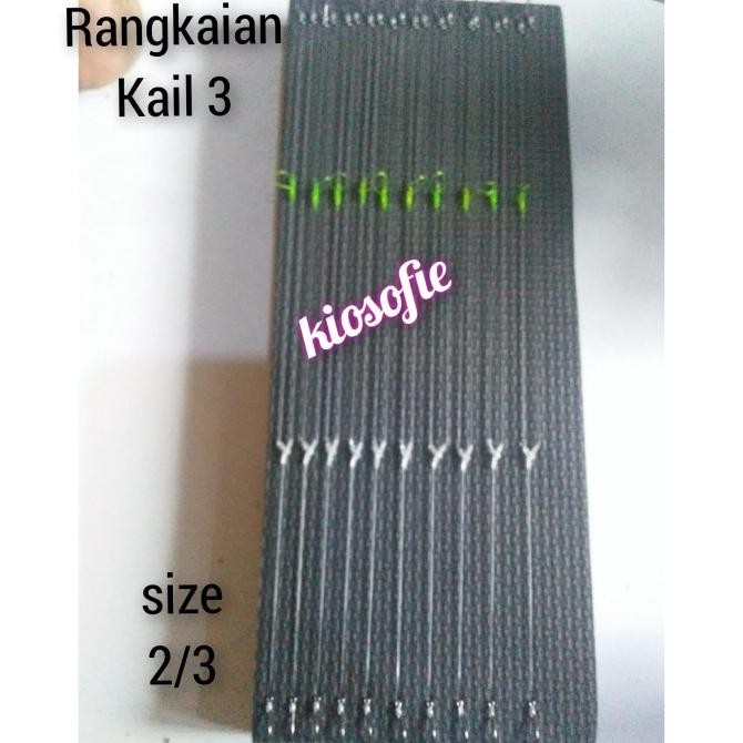 

BLUE- KAIL PANCING MURAH SET RANGKAIAN 3 ISI 10PCS+SPON BLUE STAR