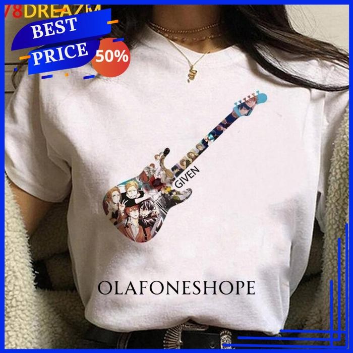 KAOS GIVEN ANIME MANGA YAOI BL - T SHIRT TSHIRT ANAK LAKI LAKI PEREMPUAN DEWASA BY OLAFONESHOPE FREE